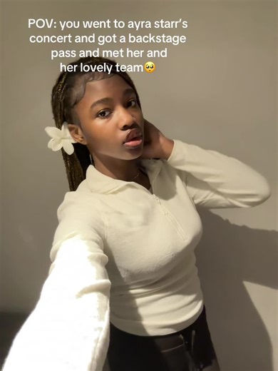 Meeting Ayra Starr Backstage at Her Concert