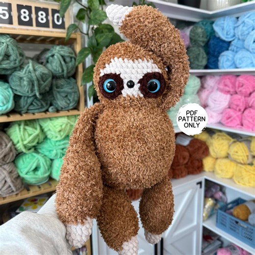 Sloth Crochet Pattern 2-in-1 Pattern Bundle Amigurumi Sloths Cute Beginner Friendly Stuffed Animal Baby - Etsy UK