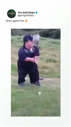 Pro Golf Steps on Instagram: "His short game is fire ⸻⸻⸻⸻⸻ 🧪 Golf is part science, part skill. We help you master both — one drill at a time. 💡 No fluff. Just results-driven golf skills. 👉 Follow @GolfSkillLab to level up your game now. . . . #golfcoaching #golftipsdaily #golfhacks #golflab #golfresults"