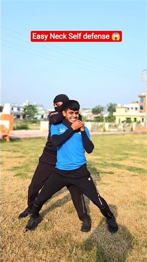 Easy Neck Self defence 😱🥋 #selfdefence #judo #selfdefense #martialarts #safety