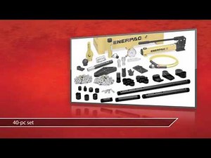 40 Piece Hydraulic Maintenance Set - Enerpac Product Review Video