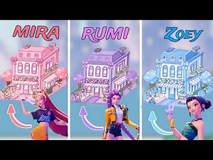 New Update! Rumi , Mira & Zoey Full House Design In Toca Boca Life World 🏡✨
