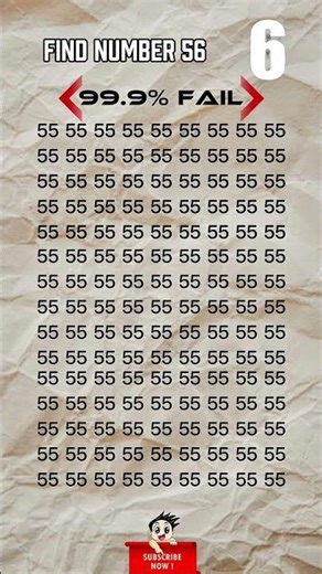 find 56 out of 55 !#braintest #iq #numbers #quiz