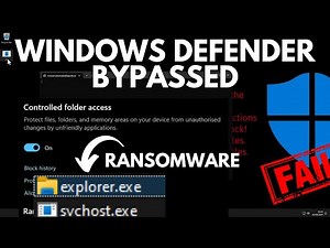 Windows Defender CFA bypassed by Ransomware