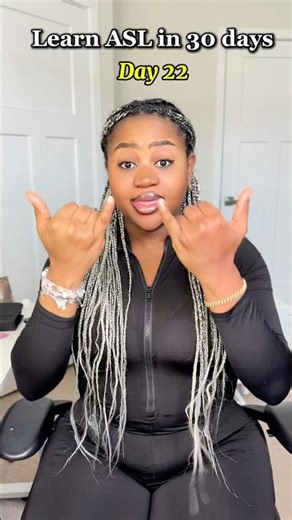 Learn ASL in 30 Days- Day 22|Beginner friendly. #asl