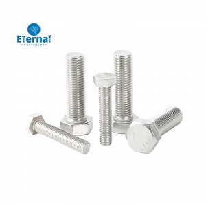 [Hot Item] DIN933 ASME B18.2.1 M10X35 Full Thread Hex Bolt Metric Hex Hexagon Head Bolts