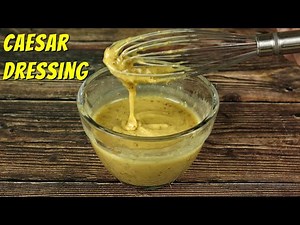 Making Caesar Dressing is EASY