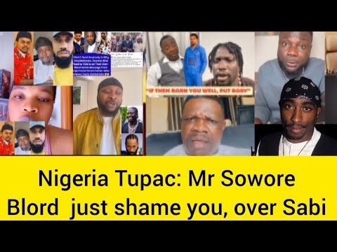 Tupac & Co explains how Blord shame Mr. Sowore effort to release him, calling him OVER-SABI man