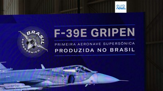Brazil unveils first locally made supersonic fighter jet