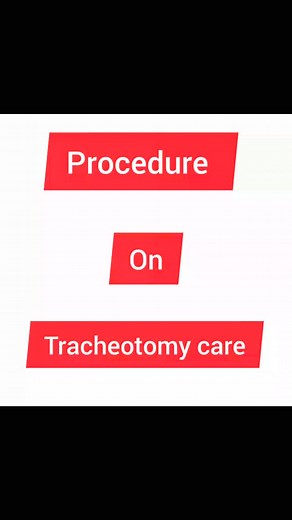 nursing universe 🧑‍⚕️ on Instagram: "📌Procedure on Tracheotomy care 📌 . . @nursing_universe03 #medicalsurgicalnursing #medicalstudent #nursingstudents #nurses #medico #procedure #notes #aiims #norcet #viral #trendingreels #explorepage ✨"