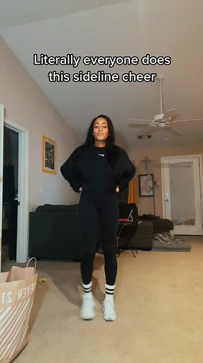 High School Cheerleading Sideline Routine