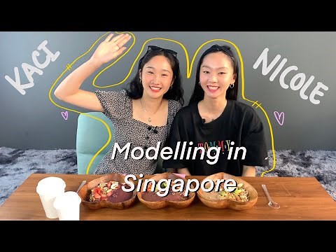 Modeling in Singapore - how much do models earn? | Kaci x Nicole Mukbang | Basic Models