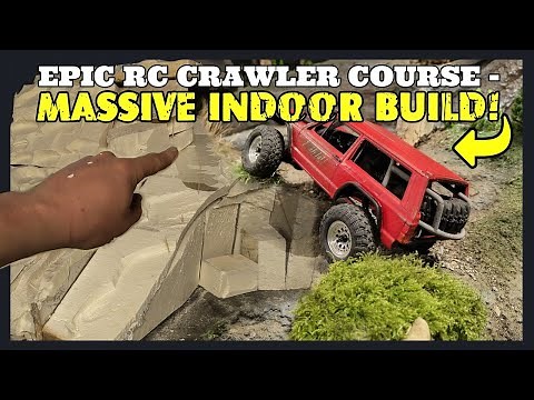 EP3. The BIGGEST and CRAZIEST indoor RC crawler course build!