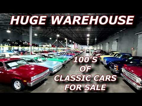 STREETSIDE CLASSIC CARS SEPTEMBER 2026 DEALERSHIP LOTWALK HUGE INVENTORY OVER 300 CARS