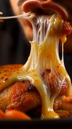 Melting Cheese on Juicy Seasoned Chicken 🤤 ASMR | No Talking