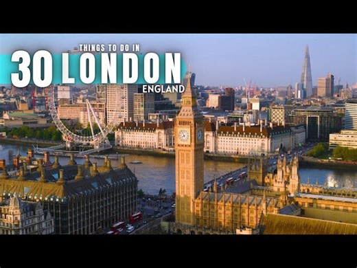 Best things to do in London England 2026 4K