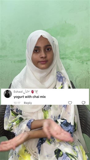 Trying Tea With Yogurt On Public Demand ☹️#trending#food#publicdemand#challenge#arwaeats