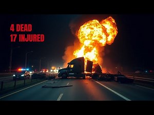 MASSIVE EXPLOSION ON I-96! Semi-Truck Fireball Kills 4, Leaves 17 Injured | Full Investigation