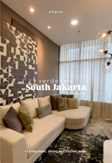 TERRAVERDE at Verde Two South Jakarta Detail: • Size : 171 Sqm • 2 Bedroom • 2 Bathroom • 1 Maid Room & Toilet • Semi Furnish • Balcony • Service Area • Pet Friendly Available for sale. DM for more info and showing. #fyp #verdetwo #apartmentjakarta #jakartaapartment #apartemenjakarta