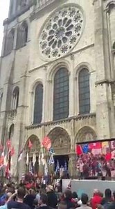 2.7K views · 161 reactions | Arriving in Chartres after 3 days walking the pilgrimage. Ave Maria | The Remnant Newspaper | Facebook