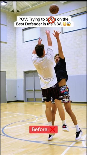 Jordan Lawley on Instagram: "What was he doing wrong? 🤔 FULL VID LIVE NOW ON MY YT! 👨‍🏫🏀 @dysondaniels #nba #1v1 #block #blocked #dysondaniels"