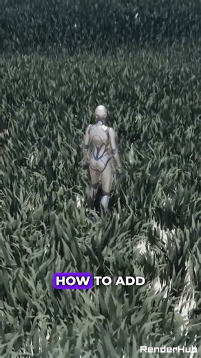 RenderHub | Stylized Grass Wind Effect in Unreal Engine 5 Learn how to add stylized wind animation to grass in Unreal Engine 5 using simple blueprint... | Instagram