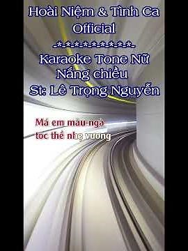 Karaoke Nắng Chiều Tone Nữ Hoài Niệm & Tình Ca | TAS BEAT