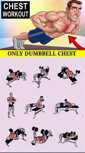 Top 9 Dumbbell Chest Exercises for Bigger Chest 💪 | Home & Gym Workout