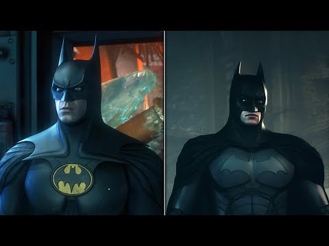 Batman Arkham Knight: Updated 2023 Keaton and Batman Begins Mod Showcase