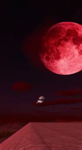 Blood Moon Jet Ascent — Eclipse Observer POV 🌕✈️🔴