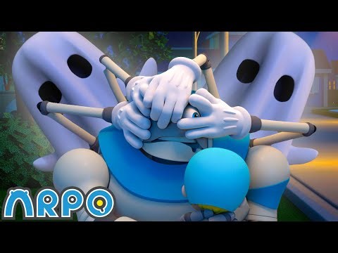 Night Time Terrors + More | 30 Minutes of ARPO the Robot! | Funny Cartoons for Kids