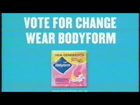 Bodyform advert - Broadcast 5th February 2006 Channel 4 (UK)
