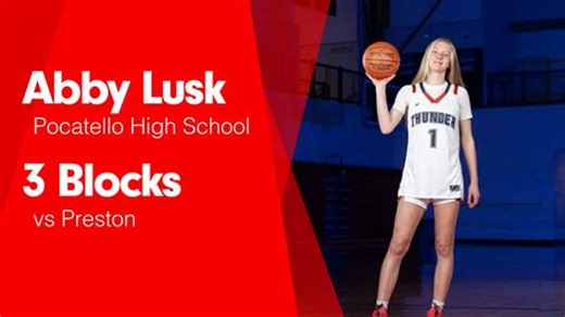 Abby Lusk Game Report: vs Minico