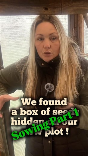 Hidden Gem | Part 1 of sowing the seeds we found hidden in a box on our new allotment plot 🌱