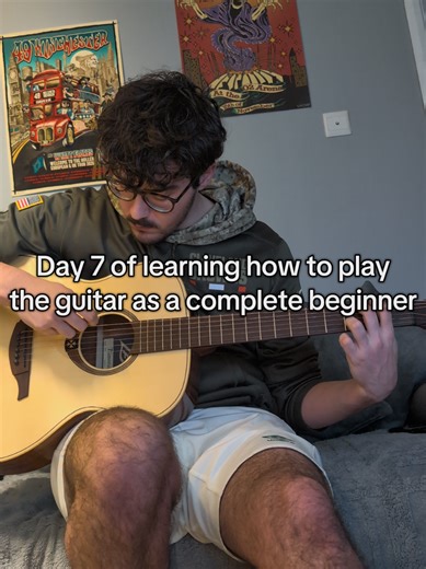 Learning Guitar as a Complete Beginner: Week 1 Progress