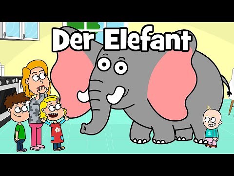 ♪ ♪ Tierlied Urlaub Familie - Bade Song | Der Elefant Song | Hurra Kinderlieder