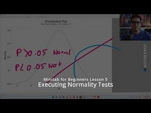 Minitab for Beginners – Lesson 5: Normality Tests and Weibull Distribution in Minitab
