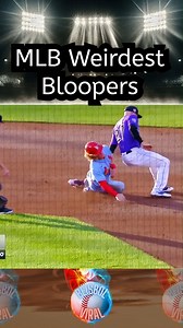 MLB Weirdest Bloopers #mlb #baseball #beisbol #mlbbhighlights | Beisbol Viral