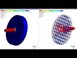 Bomb (Kinetic Energy Penetrator) Vs Reinforced Concrete and Steel Bars # Armor Piercing simulation