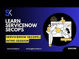 ServiceNow SecOps Training | Demo & First Session | Live Hands-On