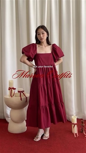 OWNLOOK | JAKARTA - MEDAN on Instagram: "Pick your favorite maroon outfits!🎄☃️❤️"