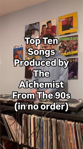 @eprosounds on Instagram: "These are my top ten songs produced by @alanthechemist from the 90s. There’s no denying how much of legend Alchemist is, easily one of the top 5 greatest producers in hip hop history. I wanted to shed light on the beginning of his career starting out as a protege of @djmuggs_the_black_goat_ to producing classics for Mobb Deep and Dilated Peoples. Some of my personal favorites from this list are The Realness (KGR verse is one of my all time favs), Dead End Street and E=