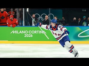 All angles: Jack Hughes' game-winner for gold vs. Canada