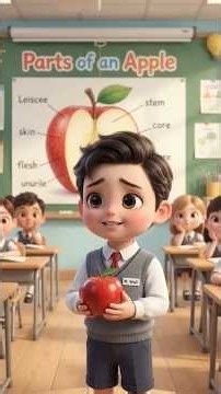 Parts of an Apple 🍎 | Montessori Presentation | M. Wali |