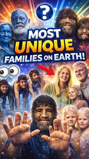 Most Unique Families On Earth 😳 #shorts