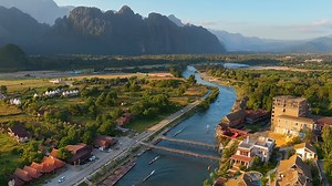 Exploring the beauty of Vang Vieng