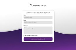 Demander des informations - Modèle HTML par Nicepage