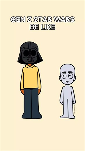 Gen Z star wars be like #funny #memes #meme #animation #animationmeme
