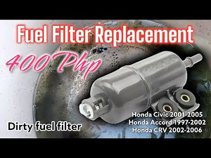 How to replace Fuel FIlter | CRV Gen 2