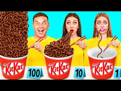 100 Layers of Food Challenge | Amazing Culinary Recipes by Crazy DO